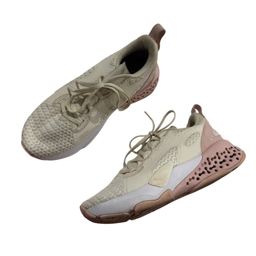 Puma Xetic Halflife Pink White Sneakers Athletic Shoes Womens 8.5 Gym Lifestyle